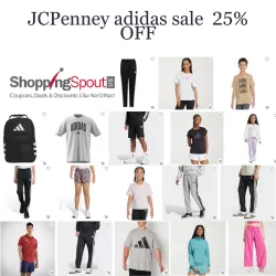 JCPenney Adidas 25% OFF